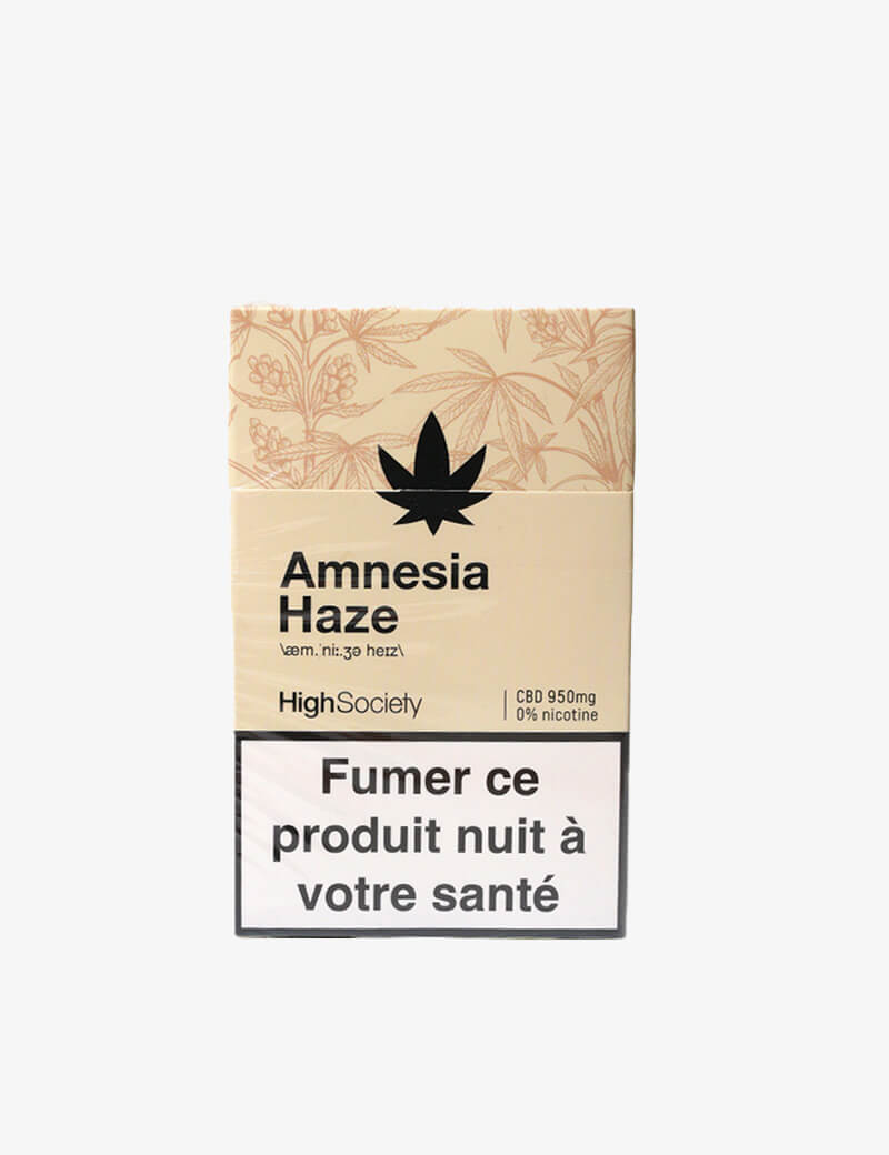 Pakje met 20 Amnesia Haze-sigaretten
